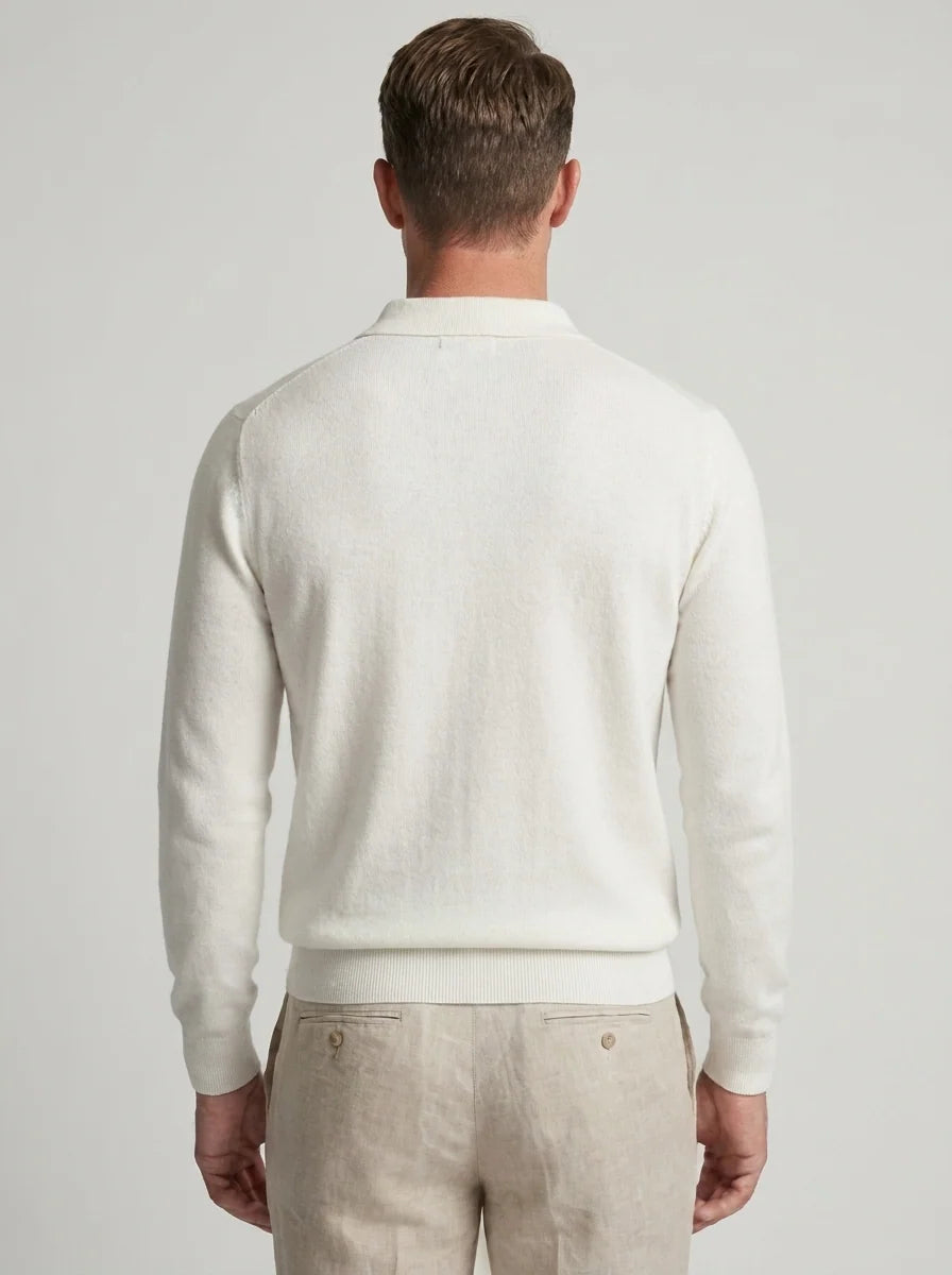 Herren Wollpullover mit langen Ärmeln für Herbst und Winter
