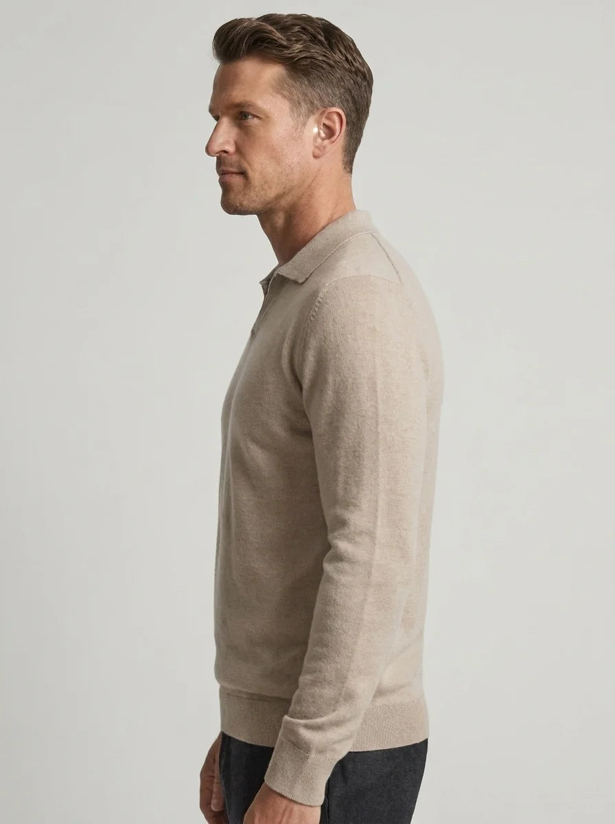 Herren Wollpullover mit langen Ärmeln für Herbst und Winter