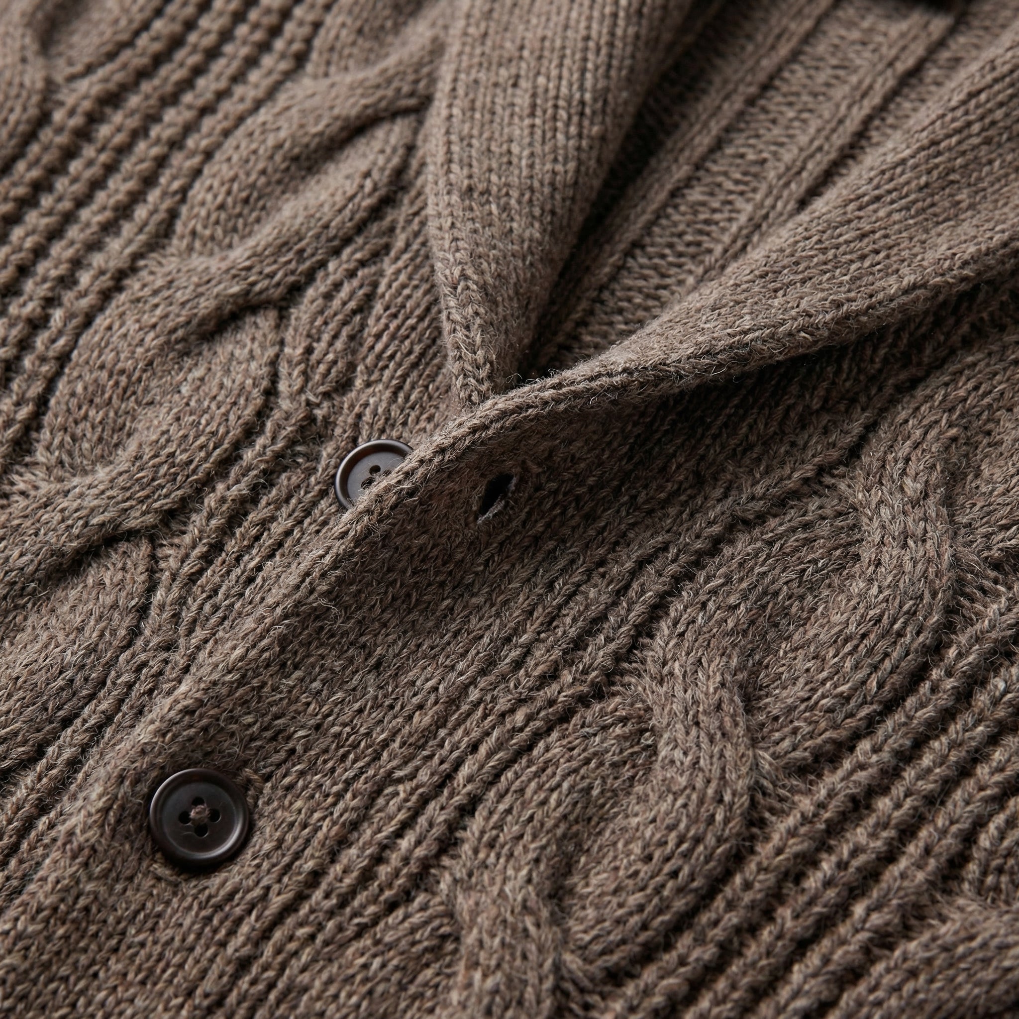 Herren Wollstrickcardigan