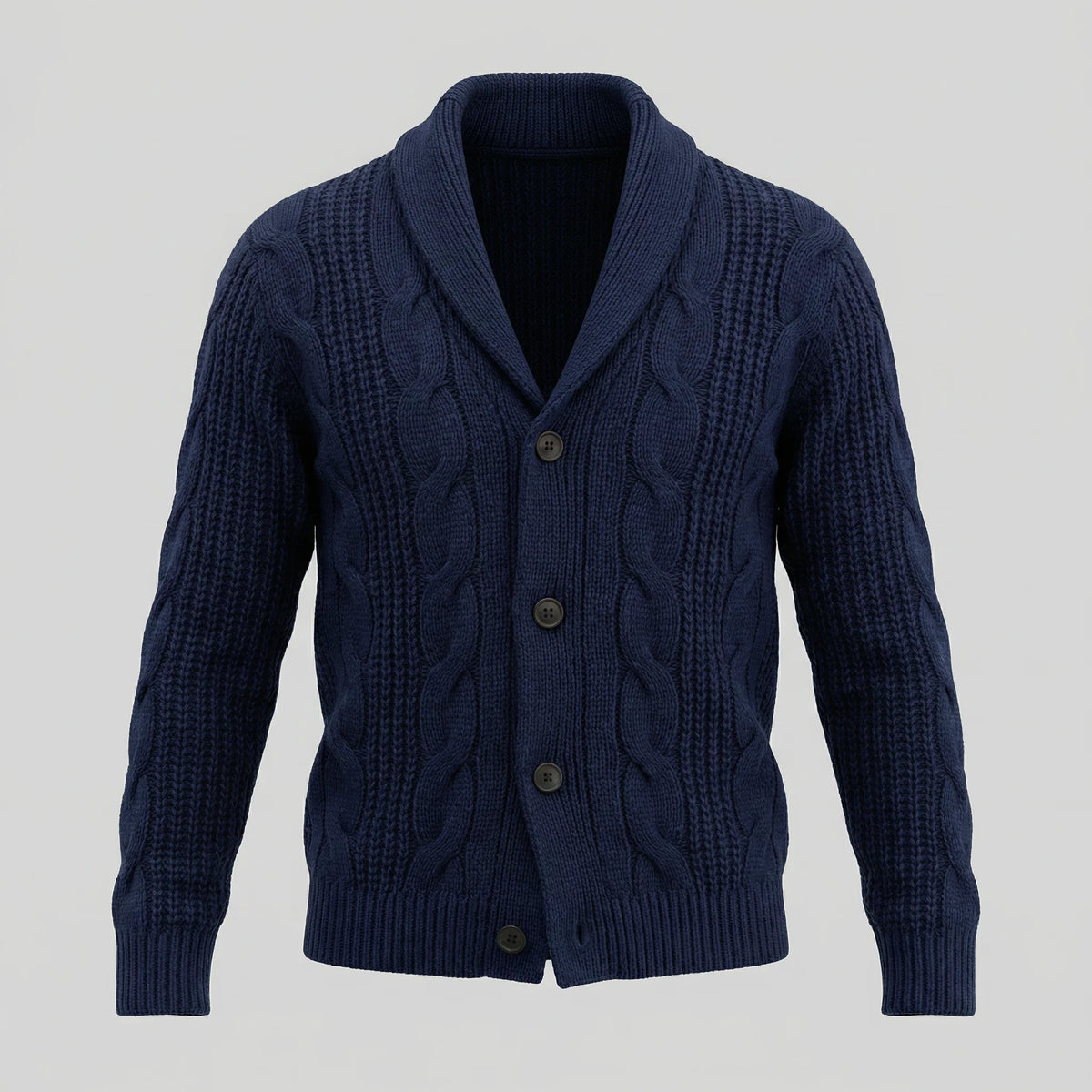 Herren Wollstrickjacke für Komfort und Stil