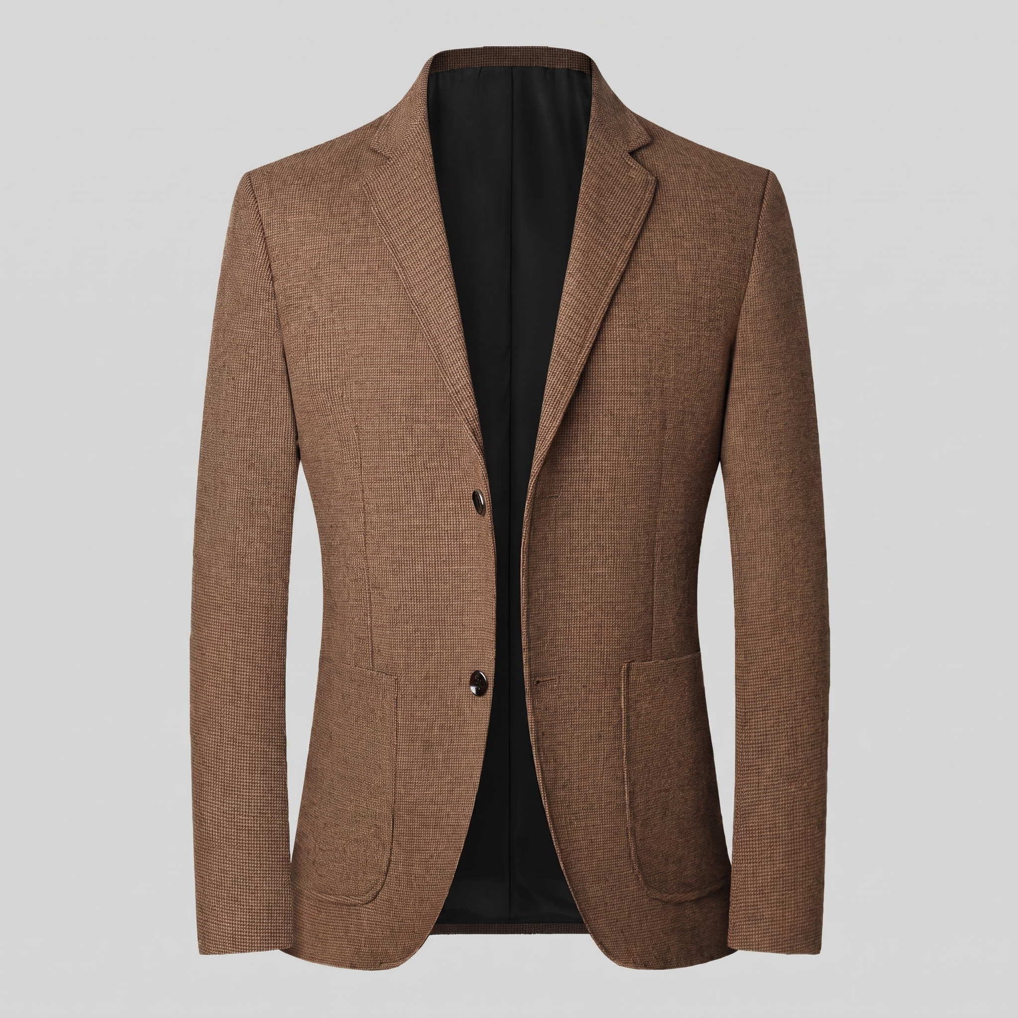 Herren Zweiknopf-Blazer mit Strukturgewebe