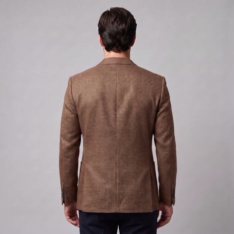 Herren Zweiknopf-Blazer mit Strukturgewebe