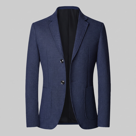 Herren Zweiknopf-Blazer mit Strukturgewebe