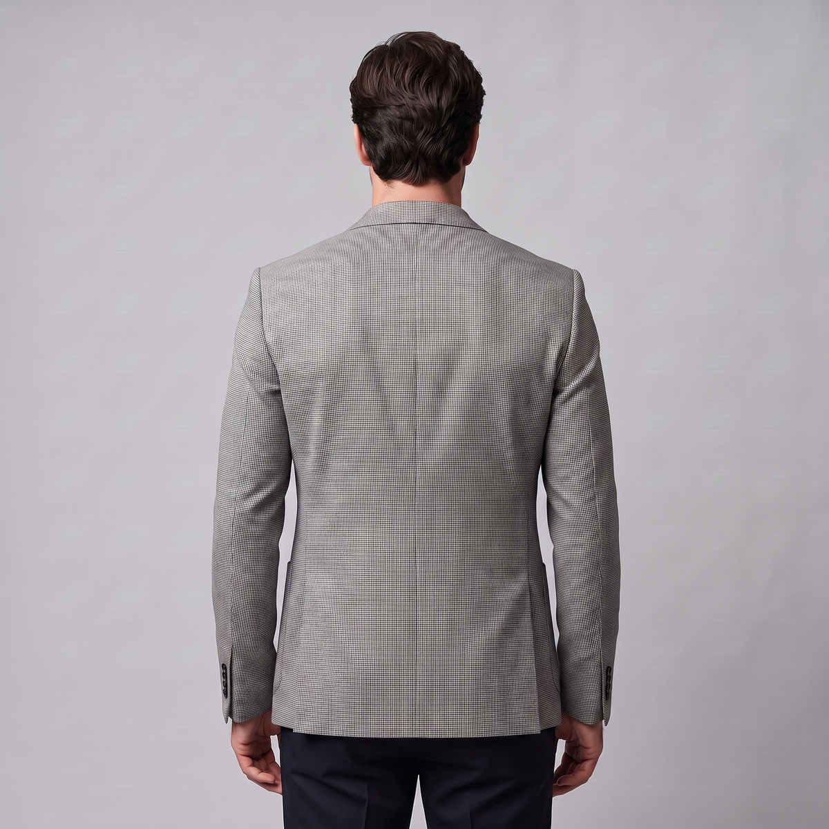 Herren Zweiknopf-Blazer mit Strukturgewebe