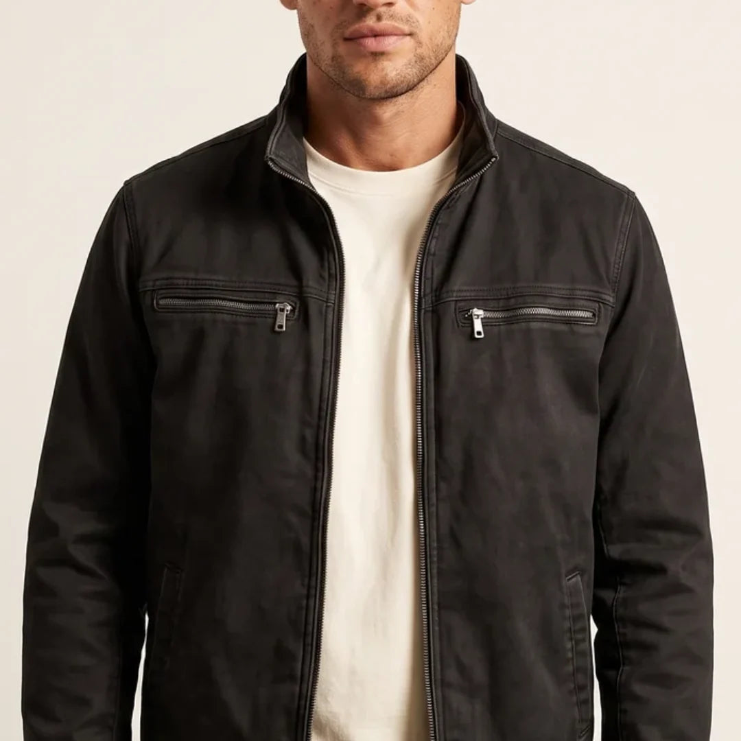 Herren Feldjacke mit Vintage-Waschung