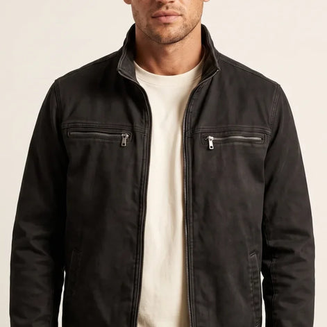 Herren Feldjacke mit Vintage-Waschung