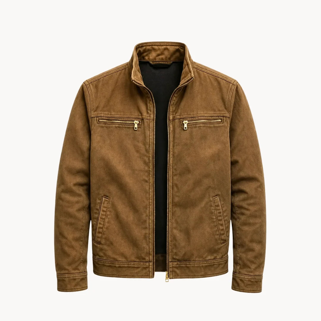 Herren Feldjacke mit Vintage-Waschung