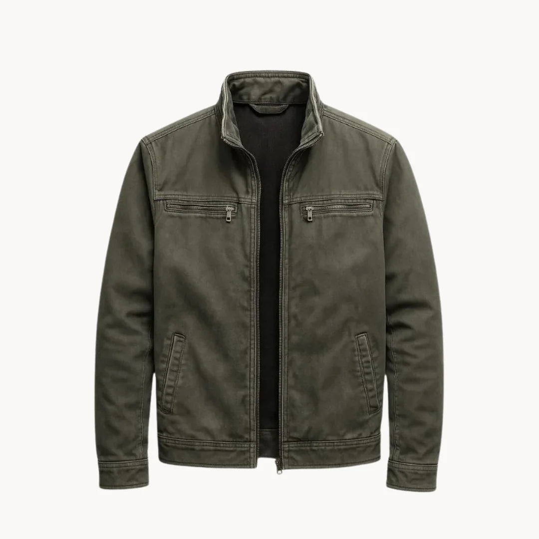 Herren Feldjacke mit Vintage-Waschung