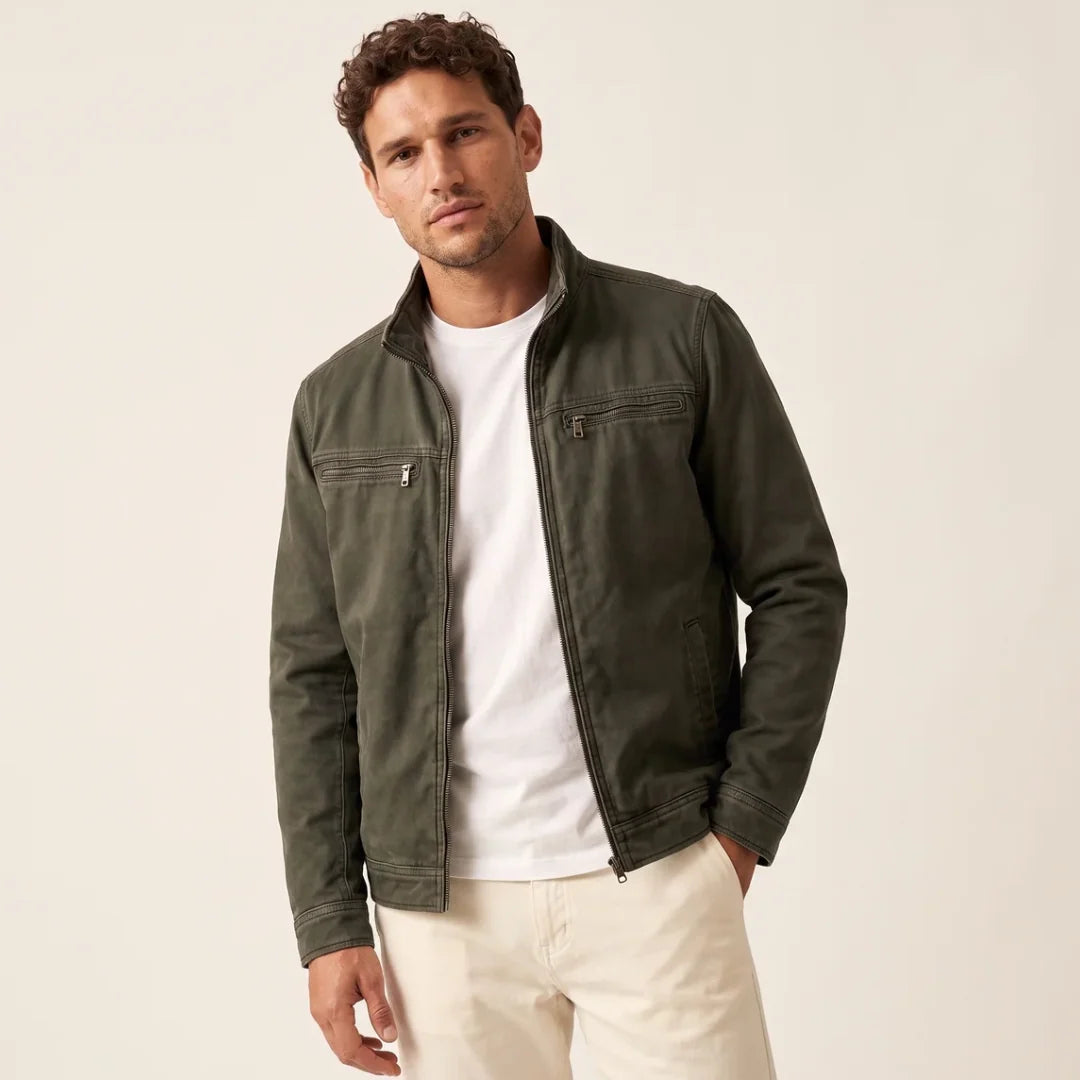 Herren Feldjacke mit Vintage-Waschung