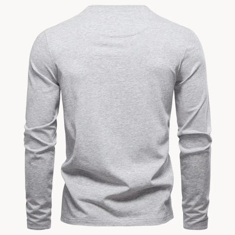 Herren Henley-Shirt mit Knopfleiste
