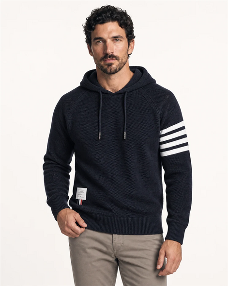 Herren Hoodie mit Kontraststreifen – Lässiger Kapuzenpullover