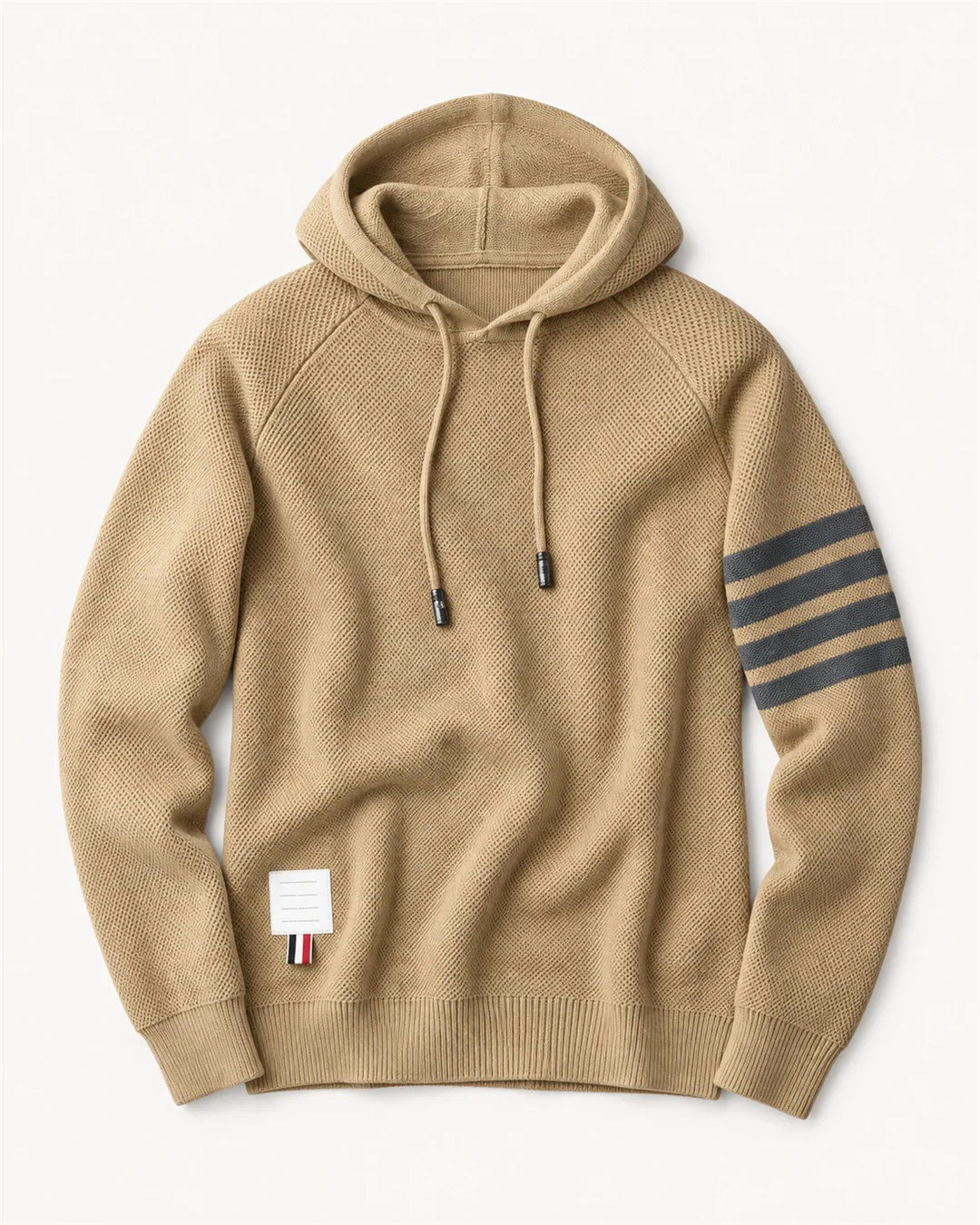 Herren Hoodie mit Kontraststreifen – Lässiger Kapuzenpullover