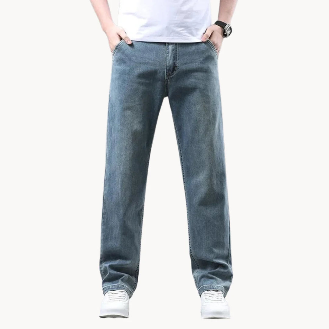 Herren Jeans mit Relaxed Straight Leg Schnitt