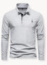 Herren Langarm-Poloshirt Elegant Modern