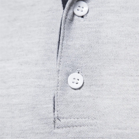 Herren Langarm-Poloshirt Elegant Modern