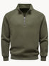 Herren Pullover mit Viertelreißverschluss und Modernem Design