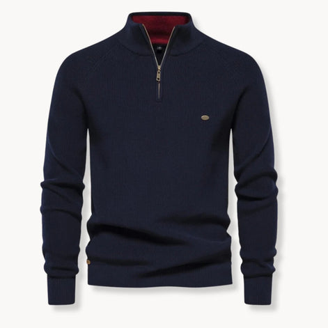 Herren Quarter Zip Pullover