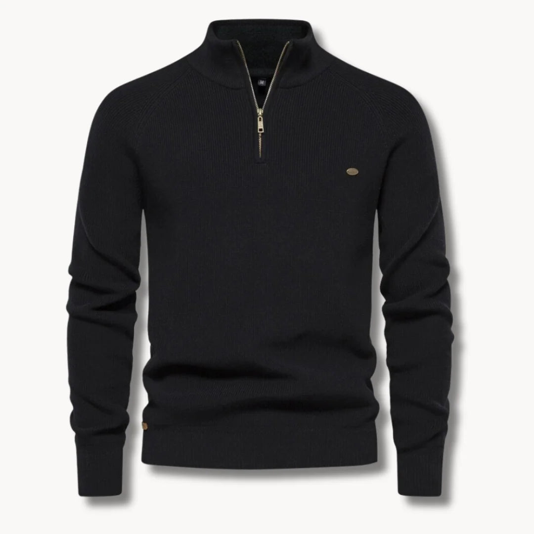 Herren Quarter Zip Pullover