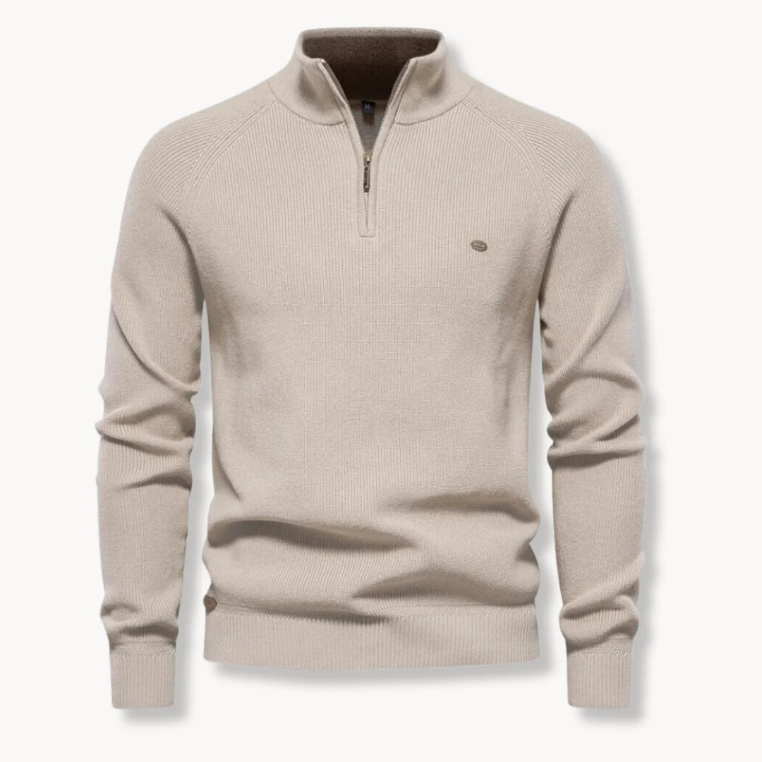 Herren Quarter Zip Pullover