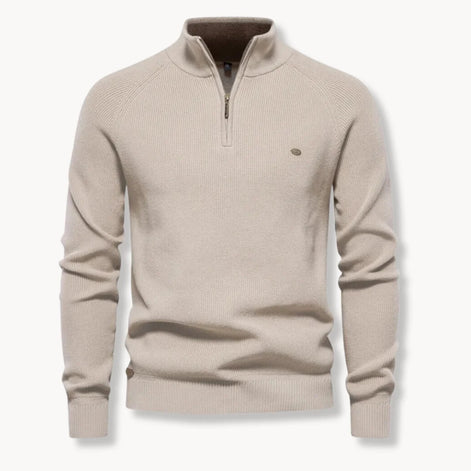 Herren Quarter Zip Pullover