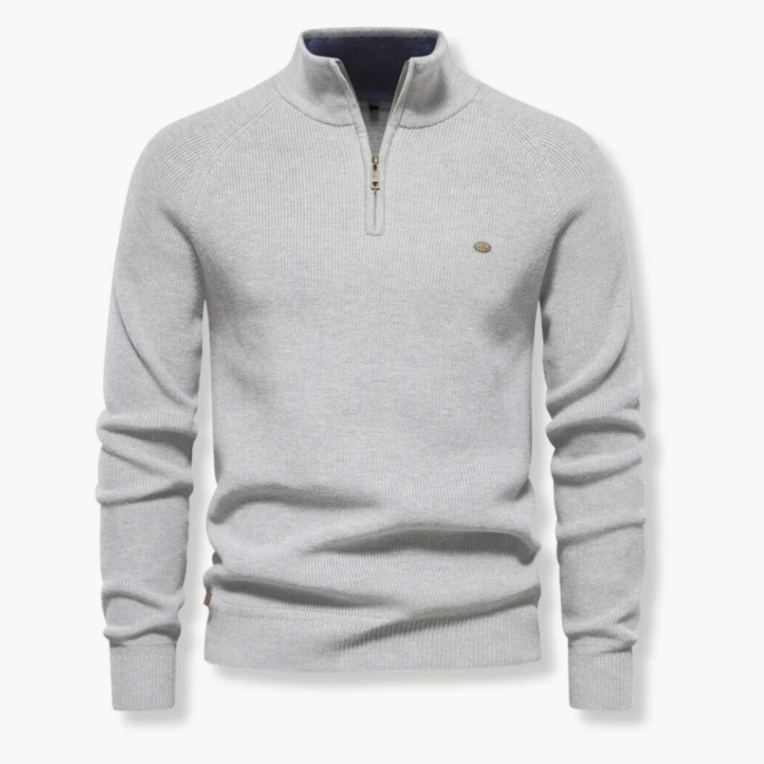 Herren Quarter Zip Pullover