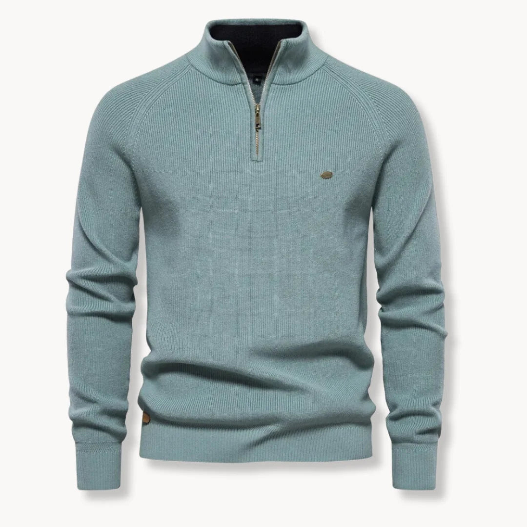 Herren Quarter Zip Pullover