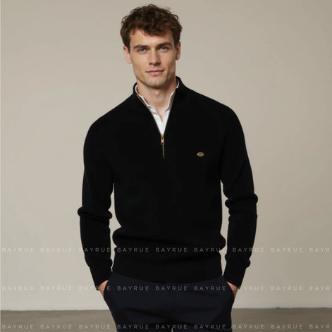 Herren Quarter Zip Pullover