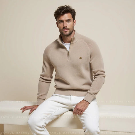Herren Quarter Zip Pullover