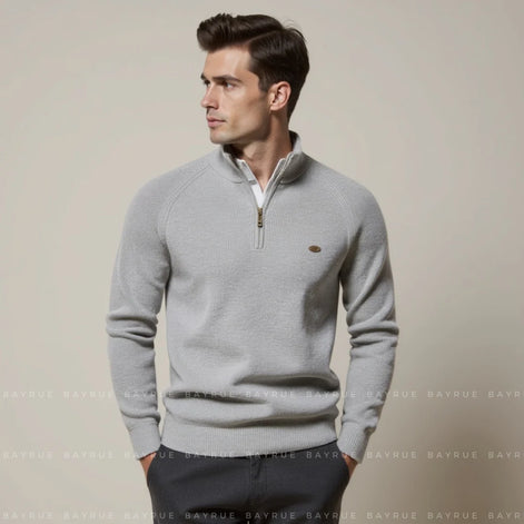 Herren Quarter Zip Pullover