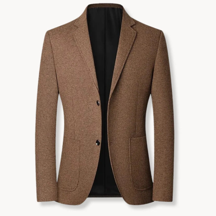 Herren Sakko Slim-Fit Klassischer Blazer für Formelle Anlässe