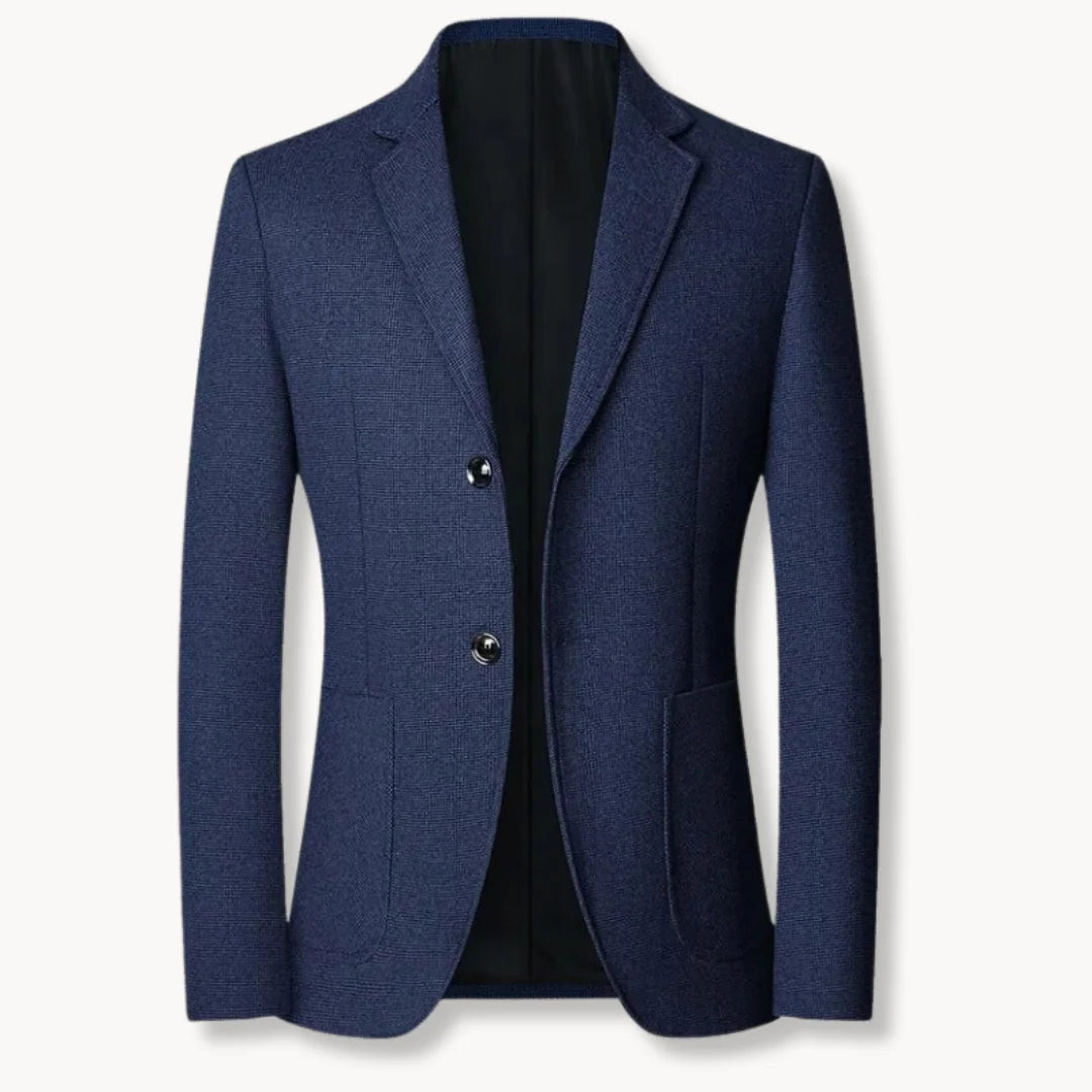 Herren Sakko Slim-Fit Klassischer Blazer für Formelle Anlässe