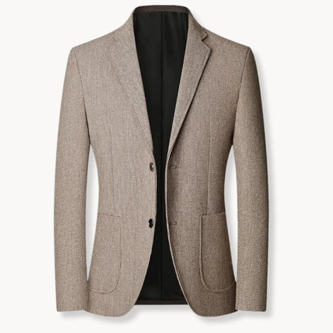 Herren Sakko Slim-Fit Klassischer Blazer für Formelle Anlässe