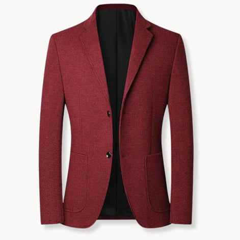 Herren Sakko Slim-Fit Klassischer Blazer für Formelle Anlässe