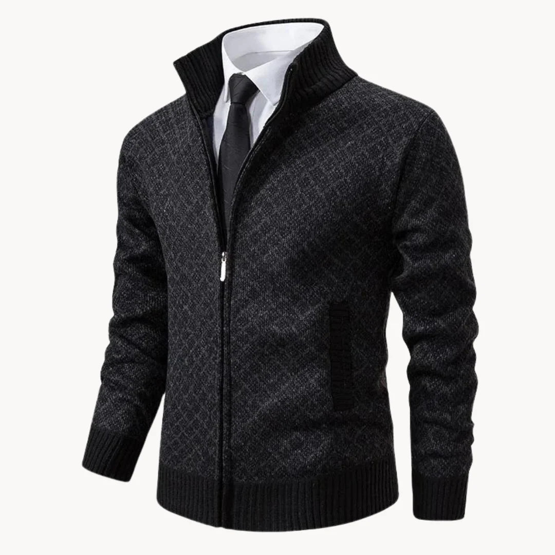 Herren Strickpullover mit Rollkragen und Isolierung