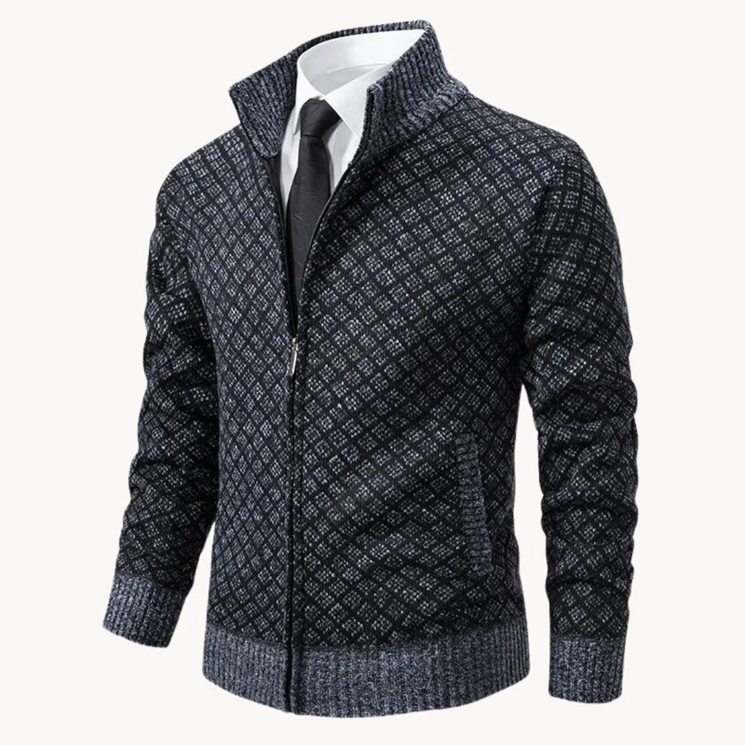 Herren Strickpullover mit Rollkragen und Isolierung