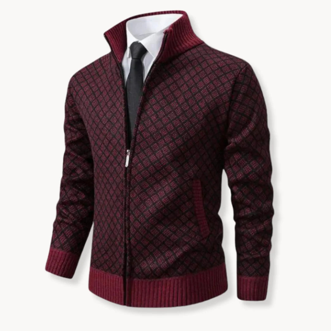 Herren Strickpullover mit Rollkragen und Isolierung