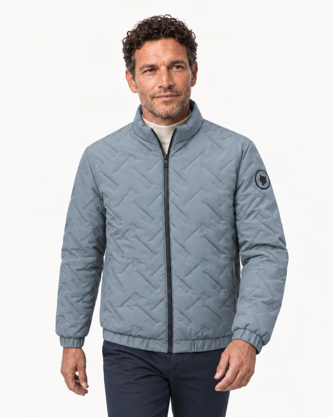 Herren Warm-Up Jacke mit wind- und regenschutz