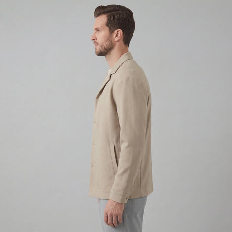 Herrenblazer Klassischer Schnitt Eleganter Sakkokragen