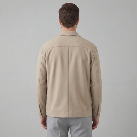 Herrenblazer Klassischer Schnitt Eleganter Sakkokragen