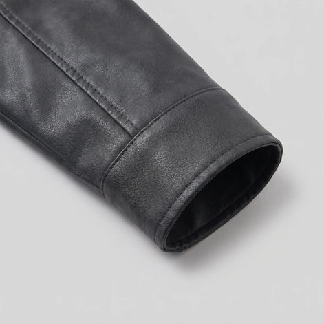 Herrenjacke mit lockerer Passform und Kragen
