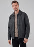 Herrenjacke mit lockerer Passform und Kragen
