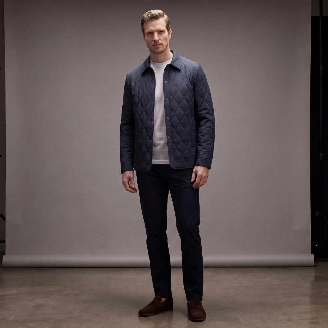 Klassische Herren Steppjacke