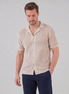Herren Luftiges Strickshirt Lässiges Sommershirt