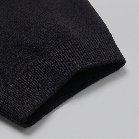 Herren Argyle Pointelle Sommer Reißverschluss Polo