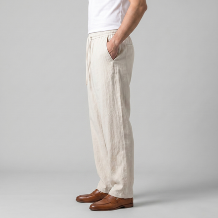 Baggy Leinenhose für Herren