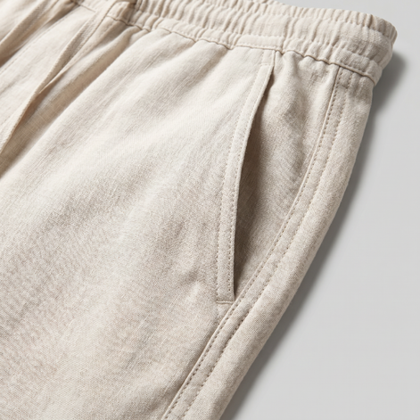 Baggy Leinenhose für Herren