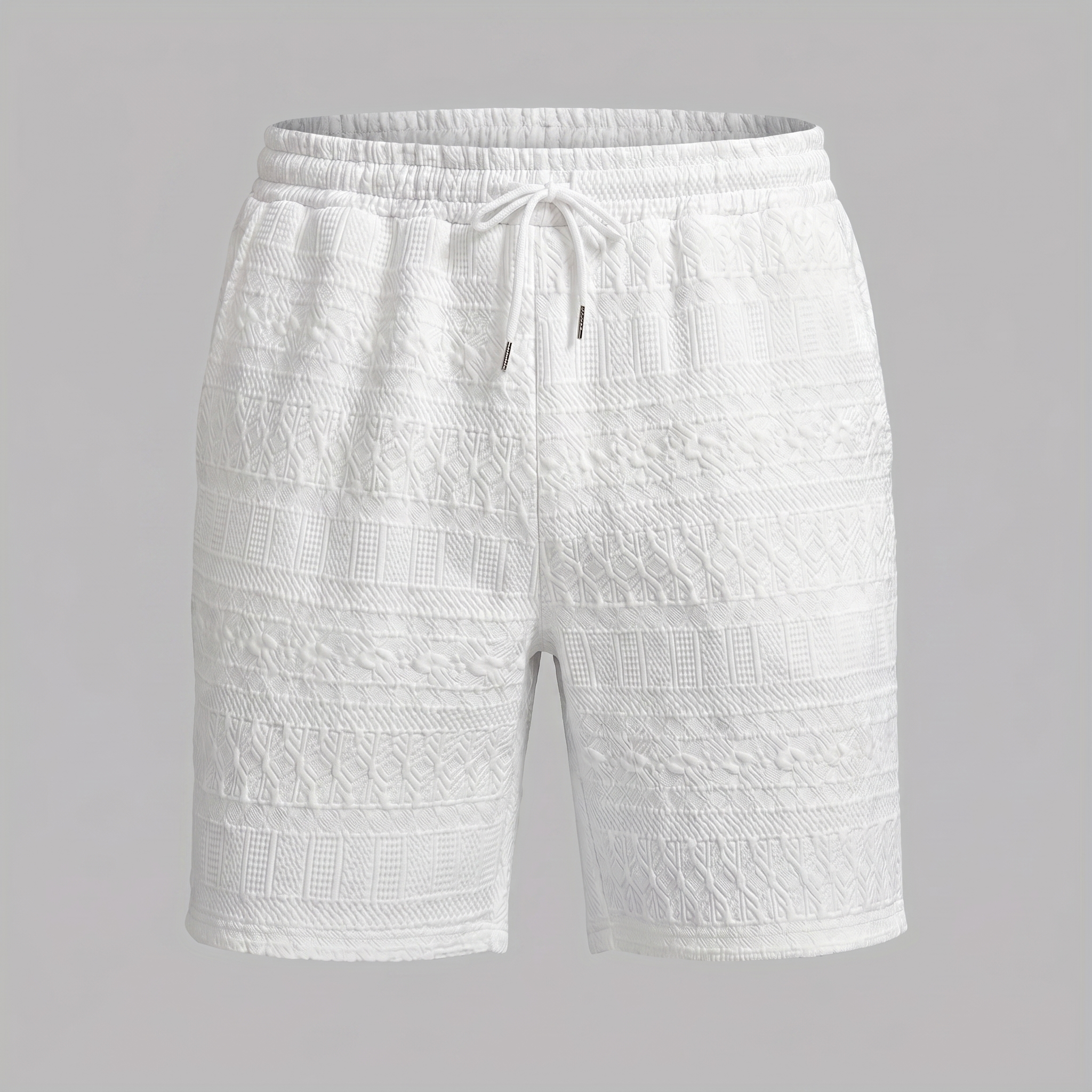 Herren Basic Shorts Mit Kordelzug Und Taschen