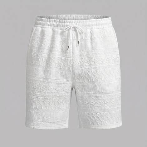 Herren Basic Shorts Mit Kordelzug Und Taschen