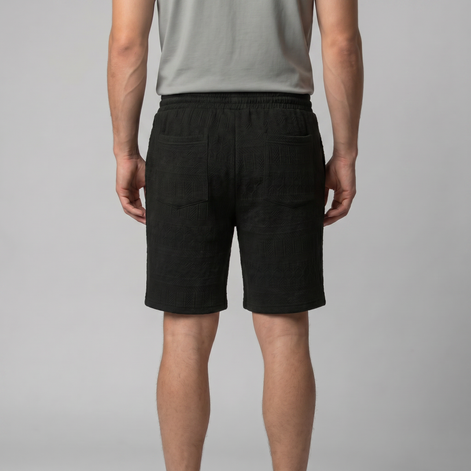 Herren Basic Shorts Mit Kordelzug Und Taschen