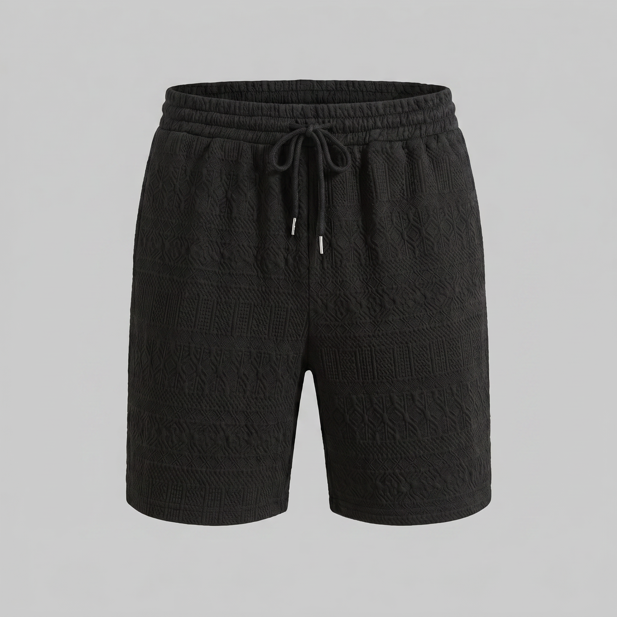 Herren Basic Shorts Mit Kordelzug Und Taschen